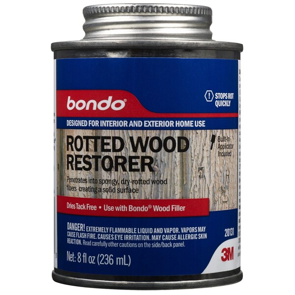 Bondo Rotted Wood Restorer, 8 oz, 6PK - 20131