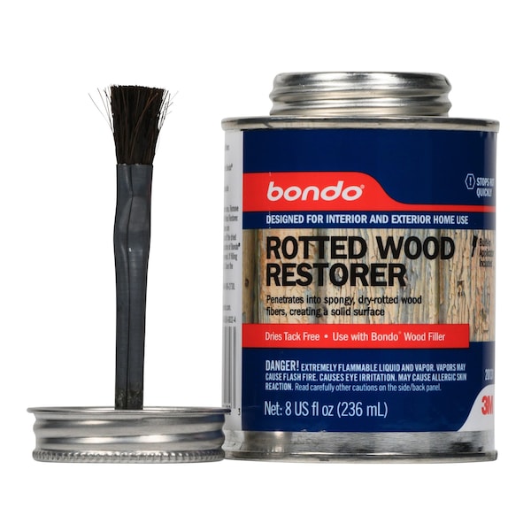 Bondo Rotted Wood Restorer, 8 oz, 6PK - 20131