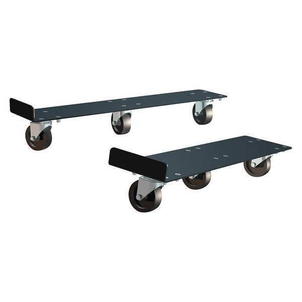 Justrite Cabinet Caster Wheels, 5-33/64 in. W, PR - 22638