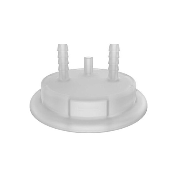 Justrite Justrite Molded Adapter for Carboy Cap, Two 1/4" Hose Barbs and Vent - 12875