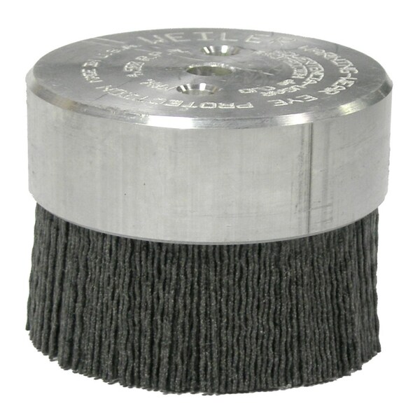 Weiler 3" Maximum Density Miniature Disc Brush .026/120CG Crimped Fill - 86109