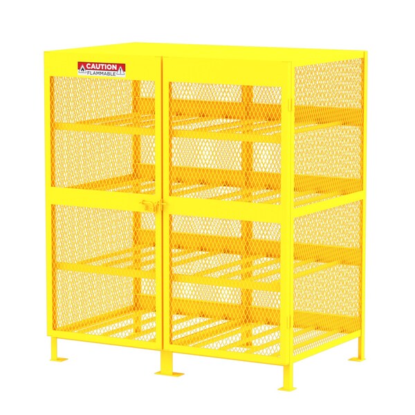 Valley Craft Gas Cylinder Storage Cabinet, Vertical - F89042