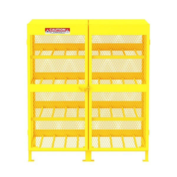 Valley Craft Gas Cylinder Storage Cabinet, Vertical - F89042