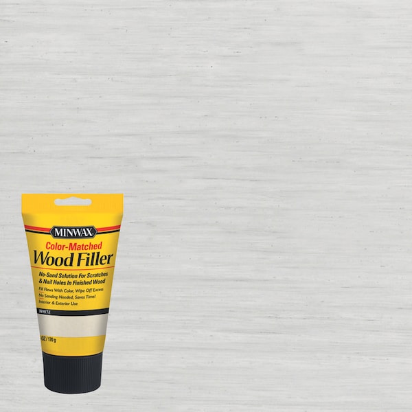 Minwax Minwax Color-Matched White Wood Filler 6 oz - 448540000