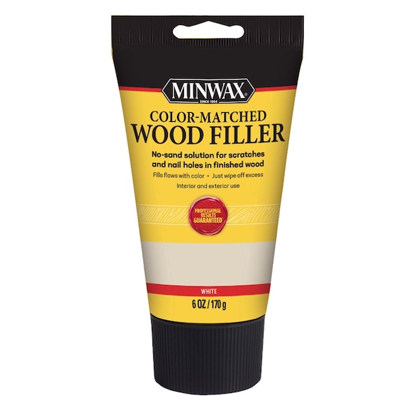 Minwax Minwax Color-Matched White Wood Filler 6 oz - 448540000