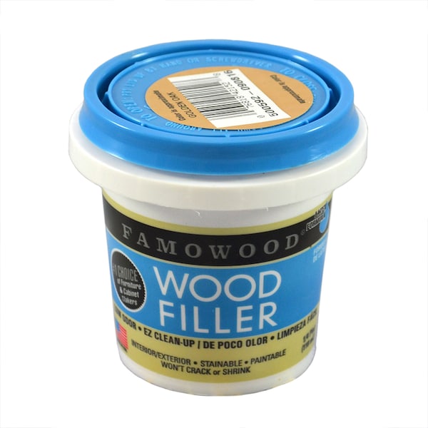 Eclectic Products 1/4 Pt Golden Oak Famowood Water-Based Latex Wood Filler - 40042152
