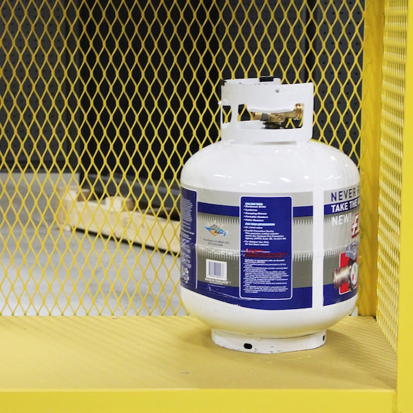 Valley Craft Gas Cylinder Storage Cabinet, Horizontal - F89050