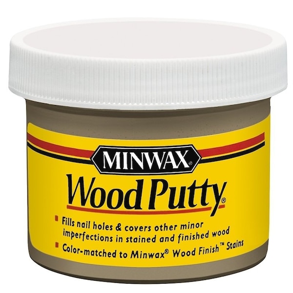 Minwax Wood Putty Wood Filler, Gray, 375 oz - 136200000