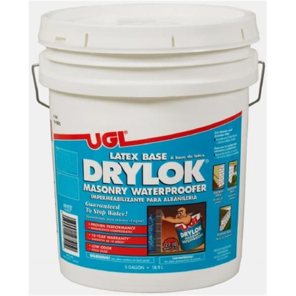 United Gilsonite 5 Gallon White Latex Base Drylok Masonry Waterproofer - UN310546