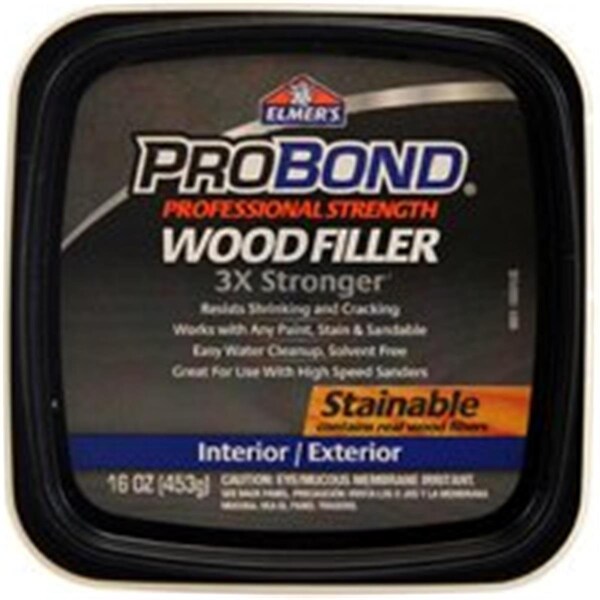 Elmers P9891 Probond Wood Filler Stainable, Pint - EL386694