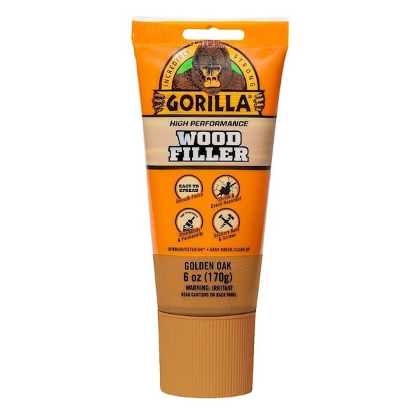 Gorilla Glue FILLER WOOD GOLDEN OAK 6OZ TB - 112125