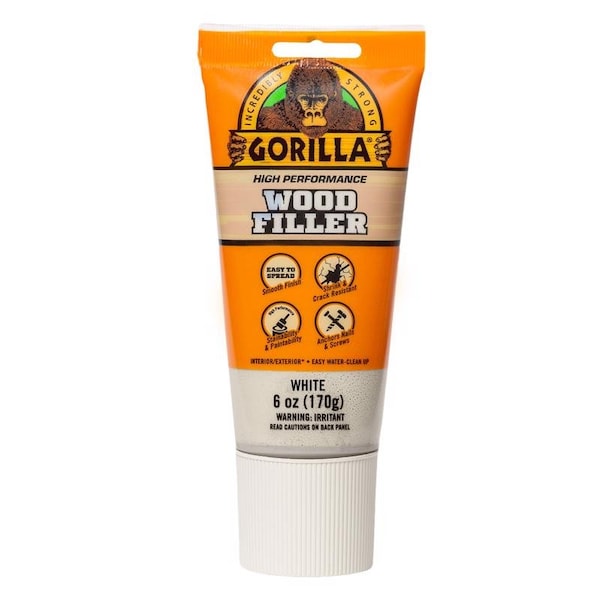 Gorilla Glue Gorilla White Wood Filler 6 oz - 112124