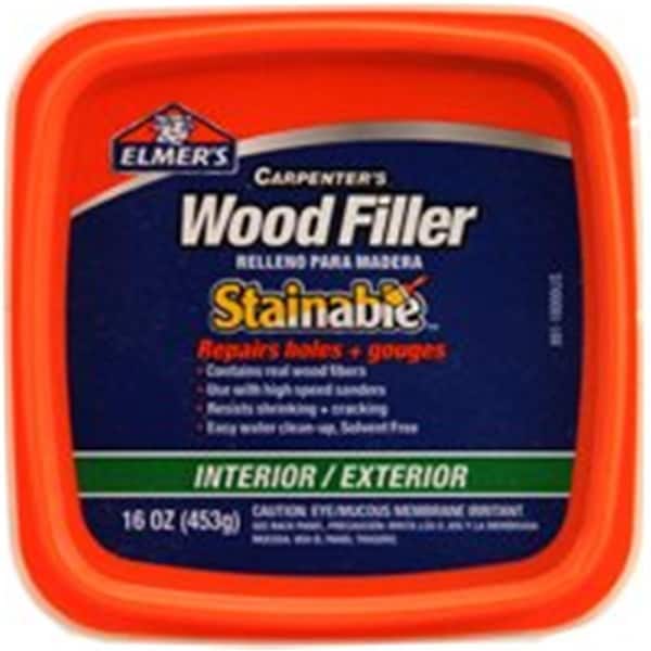 Elmers E891 Stainable Wood Filler Tube, Pint - EL386436