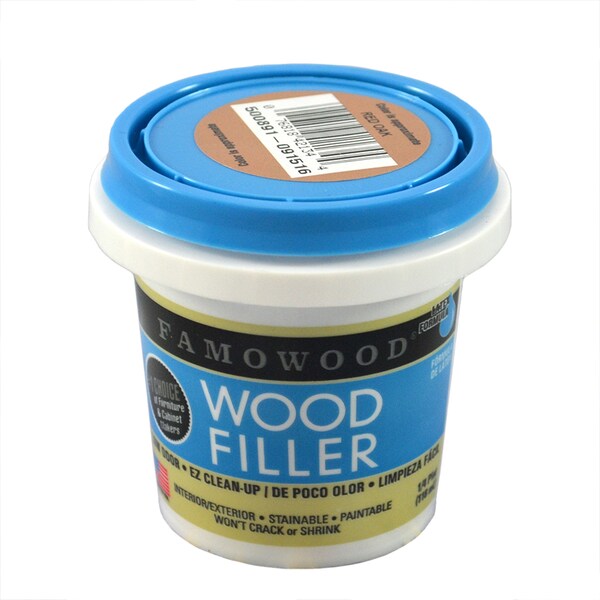 Eclectic Products 1/4 Pt Red Oak Famowood Water-Based Latex Wood Filler - 40042134