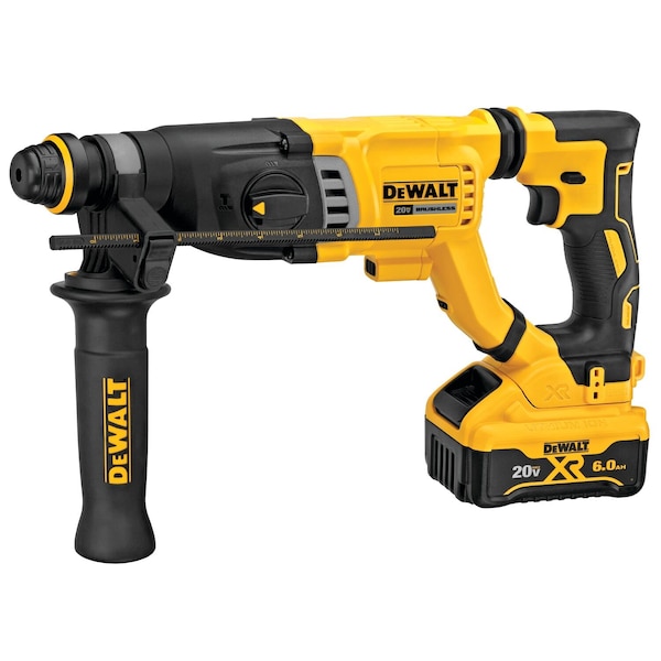 Dewalt 20V MAX* 1-1/8 in. Brushless Cordless SDS PLUS D-Handle Rotary Hammer Kit - DCH263R2