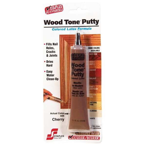 Hf Staples 1.5 Oz Wood Filler Tone - Cherry - 19154