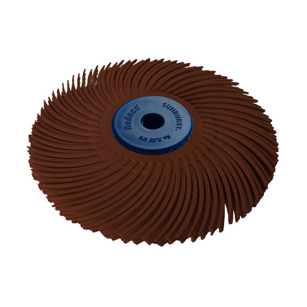 Dedeco SUNBURST 4" X 1/2" TC BROWN 36 GRIT (A/O) 1/UNIT - 2271