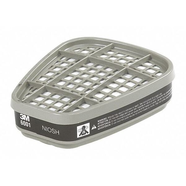 3M Cartridge - Organic Vapor, Gray, PK60 - OCS6001