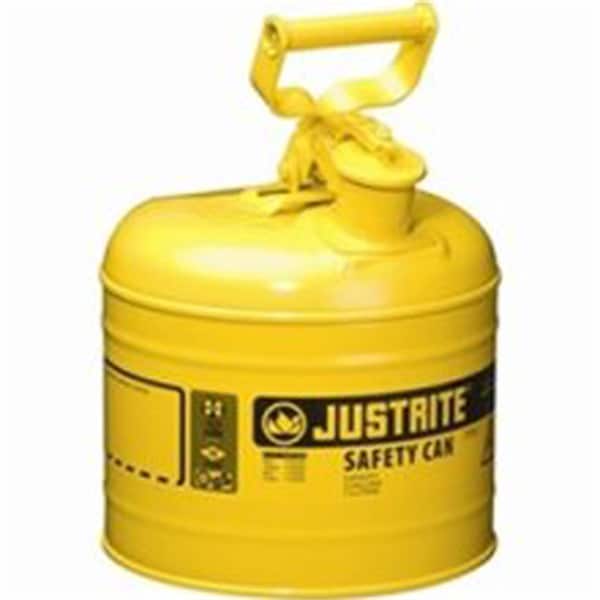 Justrite Safety Can, 2.5 gal, Red, Flammables - 7125200