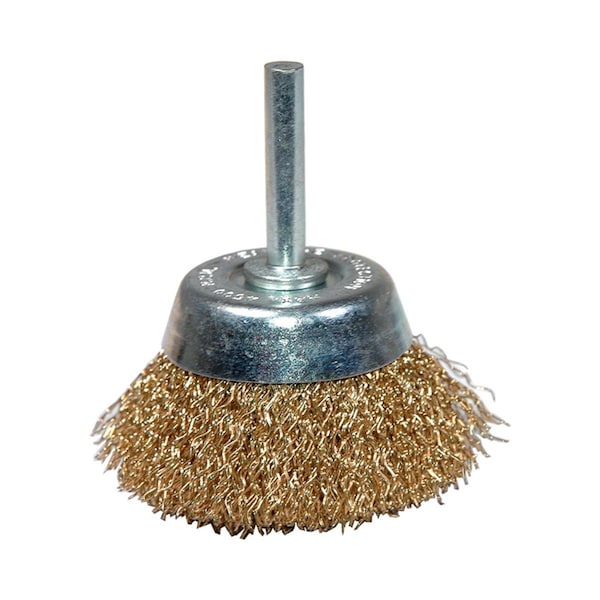 K-Tool International Coarse Crimped End Wire Cup Brush, 2In. - KTI79215