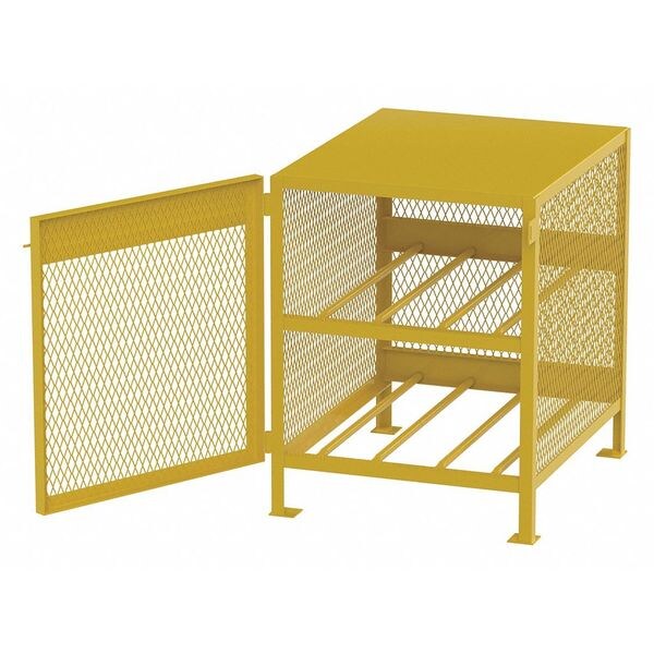Jamco Gas Cylinder Cabinet, 33x40, Capacity 4 - CH040YP