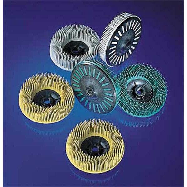 Scotch-Brite Bristle Disc, 7 In Dia, 50G, PK5 - 61500152311