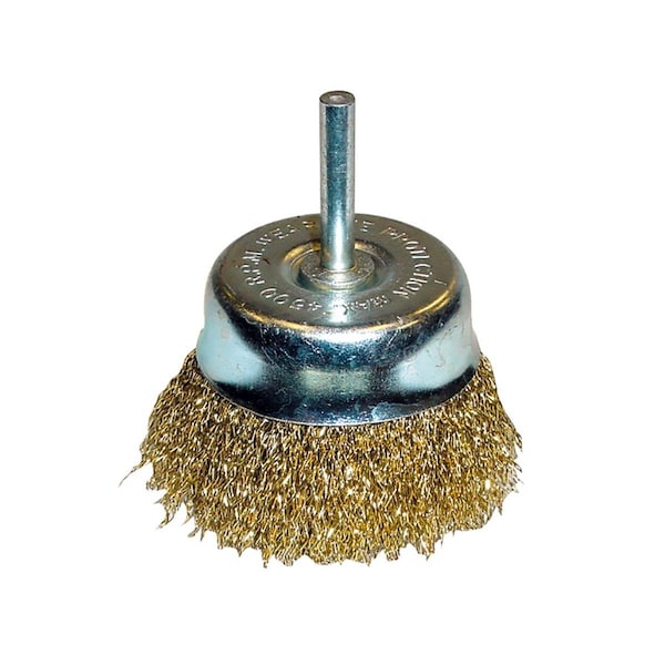 K-Tool International Coarse Crimped End Wire Cup Brush, 3In. - KTI79216