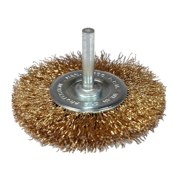 K-Tool International Coarse Crimped Wire Wheel, 3" - KTI79217