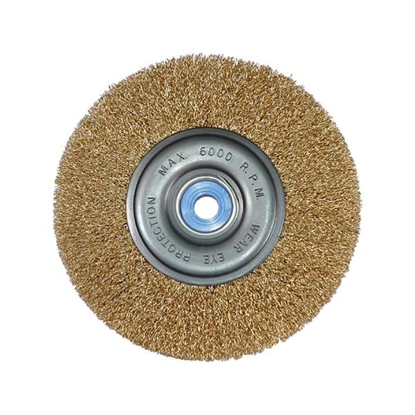 K-Tool International Crimped Wire Wheel, Coarse, Medium Face, 6" - KTI79201