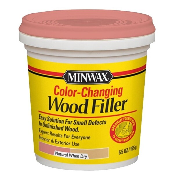 Minwax Wood Filler, Liquid, Natural, 5.5 oz - 448600000