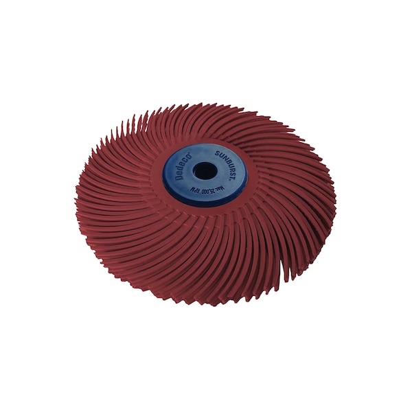 Dedeco SUNBURST 3'' TC 3-PLY RED 220 GRIT (A/O) 1/UNIT - 1333