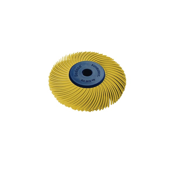 Dedeco SUNBURST 2" TC 3-PLY YELLOW 80 GRIT (A/O) 1/UNIT - 1301