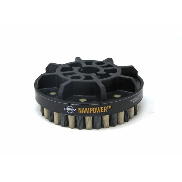 Nampower Brush NAMPOWER ADD12518120 Abrasive Disc Brush, Dot Style, 125mm Diameter, 18mm Trim, 120 Grit - ADD12518120