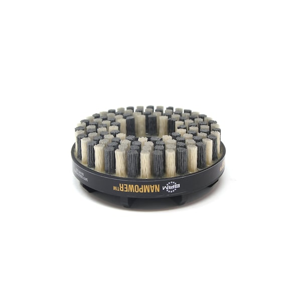 Nampower Brush NAMPOWER ADD12518120 Abrasive Disc Brush, Dot Style, 125mm Diameter, 18mm Trim, 120 Grit - ADD12518120