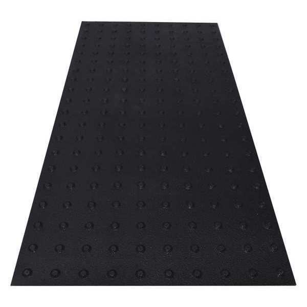 Safetysteptd ADA Warning Pad Flexible Cement Black, 2 ft W x 4 ft L, 1 in Thick - SSTDRU2X423502