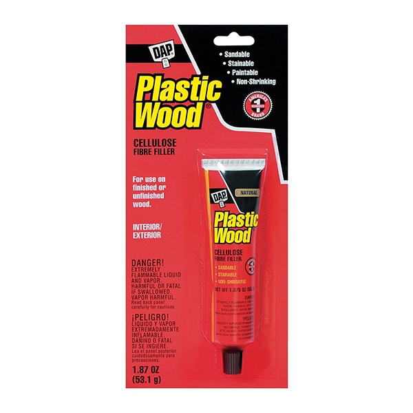 Dap 1.87 Oz Natural Plastic Wood Solvent Based Wood Filler - 21500