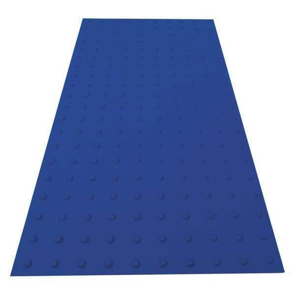 Safetysteptd ADA Warning Pad Flexible Cement Blue, 2 ft W x 4 ft L, 1 in Thick - SSTDRU2X423505