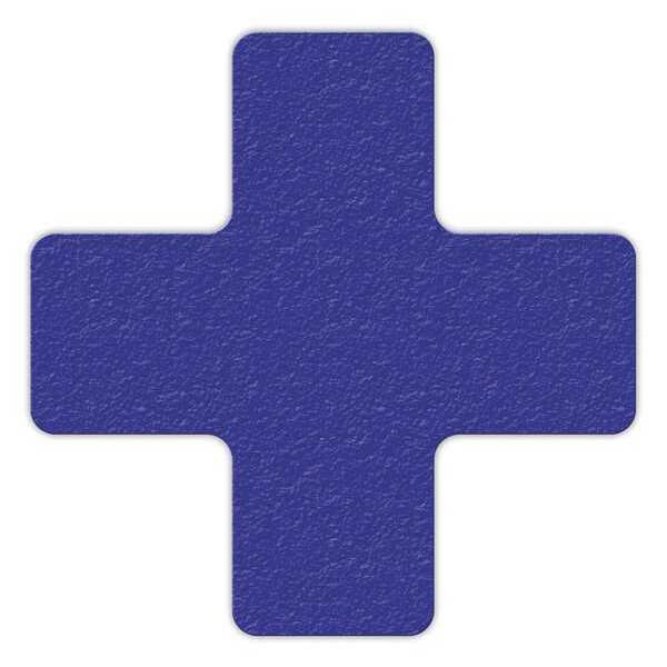 Tuffmark Workplace Floor Organization Marker Vinyl Film Blue, 6" W x 6" L - LM120B