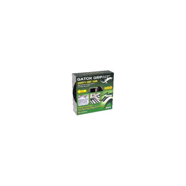 Incom Life Safe RE160 Gator Grip Anti-Slip Safety Grit Tape 4" x 60Ft Black - RE160