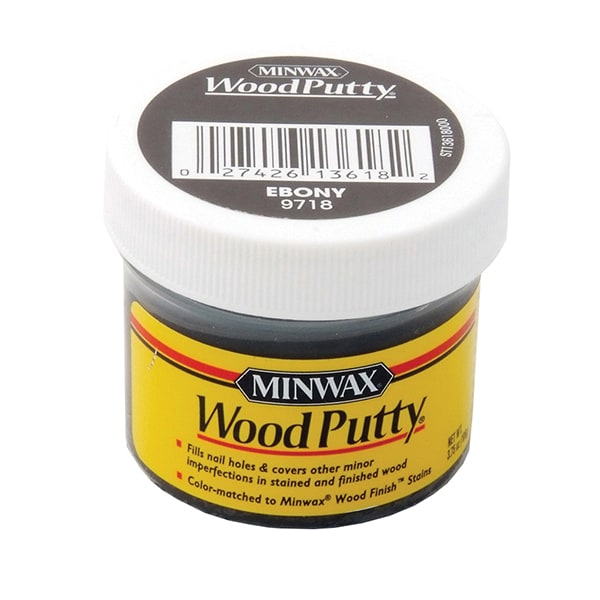 Minwax 3.8 Oz Ebony Wood Putty Oil-Based Non-Hardening - 9718