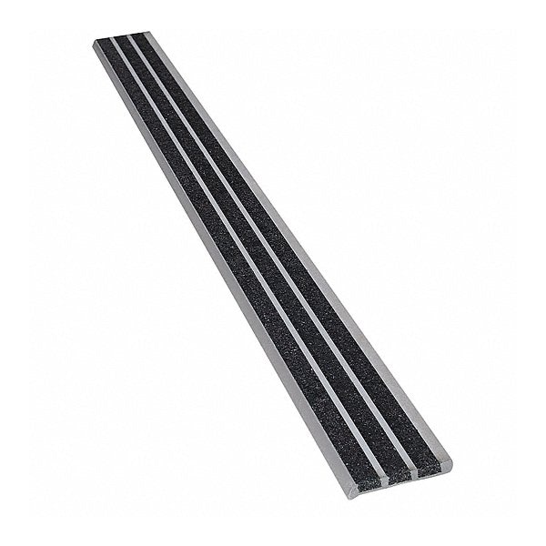 Supergrit 1 7/8" Stair Nosing 3'6" Black-Drilled - 121-BLA36