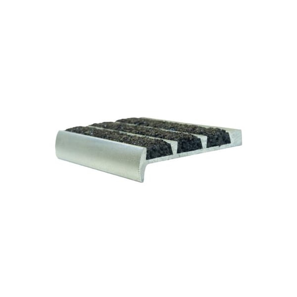 Supergrit 1 7/8" Stair Nosing 3'6" Black-Drilled - 121-BLA36