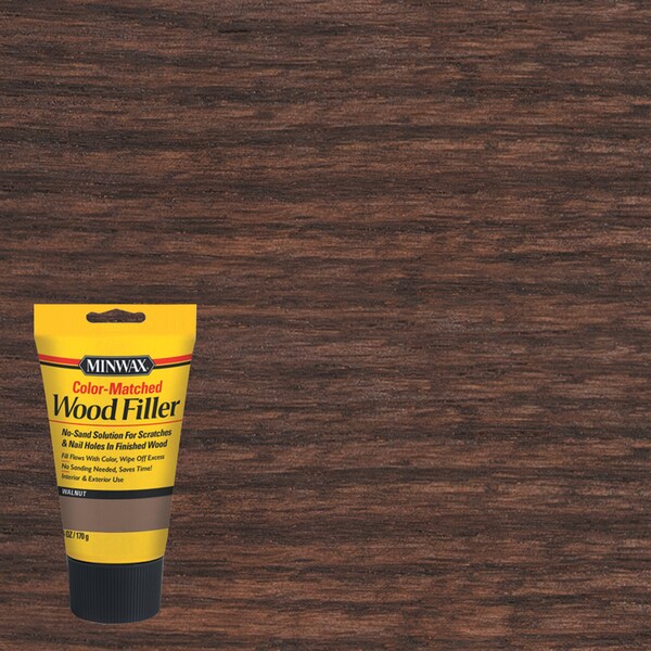 Minwax Minwax Color-Matched Walnut Wood Filler 6 oz - 448530000