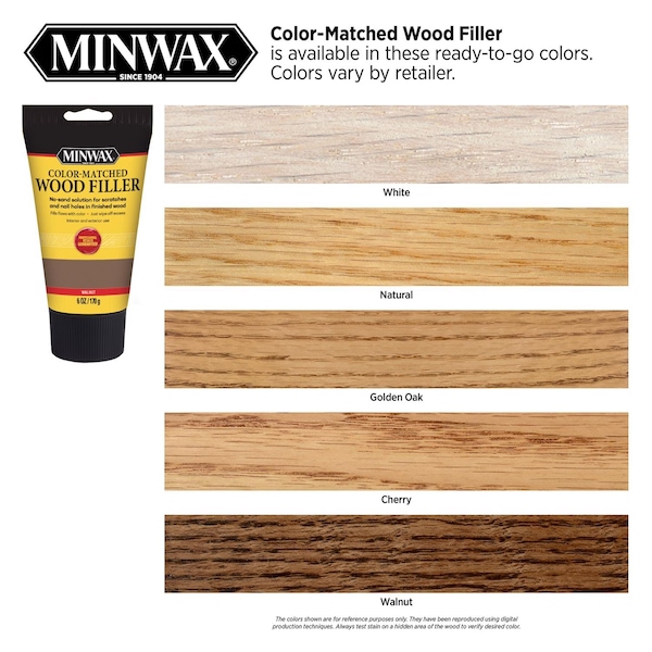 Minwax Minwax Color-Matched Walnut Wood Filler 6 oz - 448530000