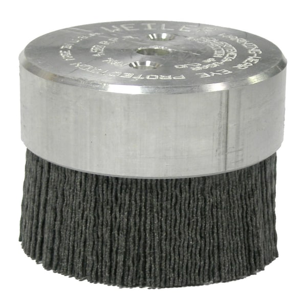 Weiler Burr-Rx 3" Maximum Density Miniature Disc Brush .035/80CG Crimped Fill - 86013