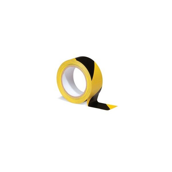 Incom Hazard Warning Tape 1 roll Black/Yellow 108' L x 2" W - PLS1476-YB