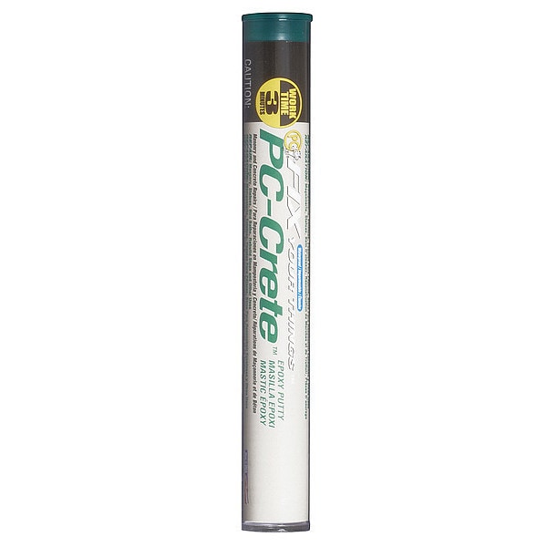 Pc Products Epoxy, 4 oz Container Size, Tube, PC-Metal, White - 045589