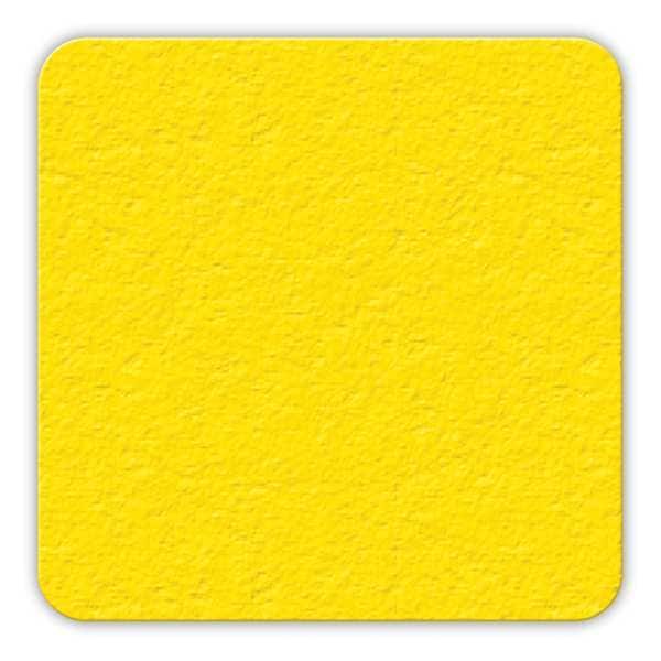 Incom Small Squared 5S Workplace Floor Organization Marker Vinyl Film Yellow, 3" W x 3" L, 0.58 mil Thick - LM160Y