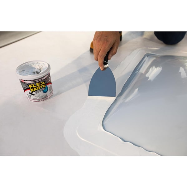 Flex Pasteö Flex Seal Family of Products Flex Paste White Rubberized Paste 1 lb - PFSWHTR16