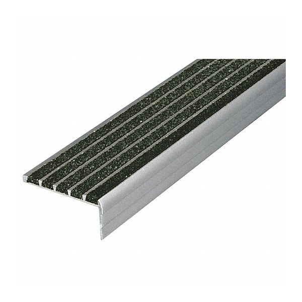 Supergrit 3" Stair Nosing 5'0" Black-Drilled - 132-BLA5